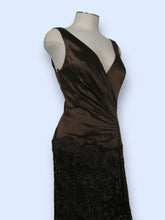 Load image into Gallery viewer, Beaded Drop Waist Scarf Dress-sz L