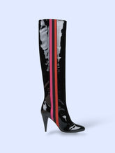Load image into Gallery viewer, Alchimia Di Ballin Racing Stripe Heels/sz 38/7.5