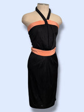 Load image into Gallery viewer, Fendi Colorblock Halter Mini Dress-sz XS