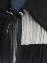 Load image into Gallery viewer, Fabrique Pleated Illusion Checked Blouse-S