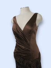Load image into Gallery viewer, Beaded Drop Waist Scarf Dress-sz L