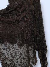 Load image into Gallery viewer, Beaded Drop Waist Scarf Dress-sz L