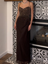 Load image into Gallery viewer, Animal Print Crystallized Brown Gown-sz 12/14