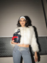 Load image into Gallery viewer, 60s Glam Marabou Feather Coat-sz M