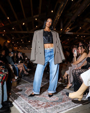 Load image into Gallery viewer, Vtg Amal Guessous Cross Leather Vest-sz M