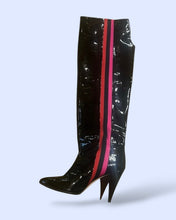 Load image into Gallery viewer, Alchimia Di Ballin Racing Stripe Heels/sz 38/7.5