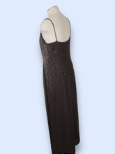 Load image into Gallery viewer, Animal Print Crystallized Brown Gown-sz 12/14