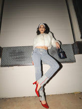 Load image into Gallery viewer, 60s Glam Marabou Feather Coat-sz M