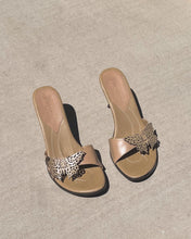 Load image into Gallery viewer, Two Lips Tan Butterfly Heels-sz 7