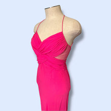 Load image into Gallery viewer, Cache Pink Silk Maxi Dress-sz 2
