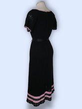 Load image into Gallery viewer, Vintage Crochet Pink Detailed Dress-S/M
