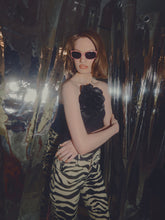 Load image into Gallery viewer, RARE 90s Zadig &amp; Voltaire Shimmer Tube Top-sz XS/S
