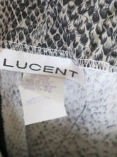 Load image into Gallery viewer, 90s Lucent Snakeskin Midi Dress-sz S
