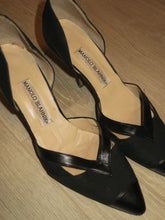 Load image into Gallery viewer, Manolo Blahnik Cut Out Kitten Heels-sz 6.5
