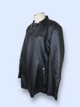 Load image into Gallery viewer, Jessica London Leather Racer Neckline Coat-XL/2XL
