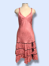 Load image into Gallery viewer, Betsey Johnson Pink Pink Ruffled Midi Dress-sz S/M
