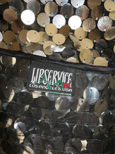 Load image into Gallery viewer, Rare 90s Lip Service Sequin Wrap Skirt/Sheath-free size
