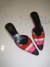 Load image into Gallery viewer, Kate Spade Striped Kitten Heels-sz 7.5
