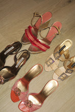 Load image into Gallery viewer, 90s Casadei Ornate Wedge Heels-sz 8.5
