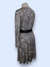 Load image into Gallery viewer, Diane Von Furstenberg Lace Printed Silk Wrap Dress-sz S/M
