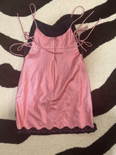 Load image into Gallery viewer, Anna Sui Pink Metallic Lace Mini Dress-sz 2
