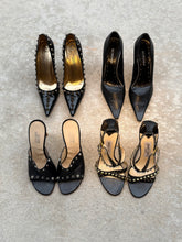 Load image into Gallery viewer, Jimmy Choo Studded O Ring Heels-sz 37/6.5-7
