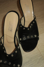Load image into Gallery viewer, Versace Studded Leather Mule Heels-sz 6
