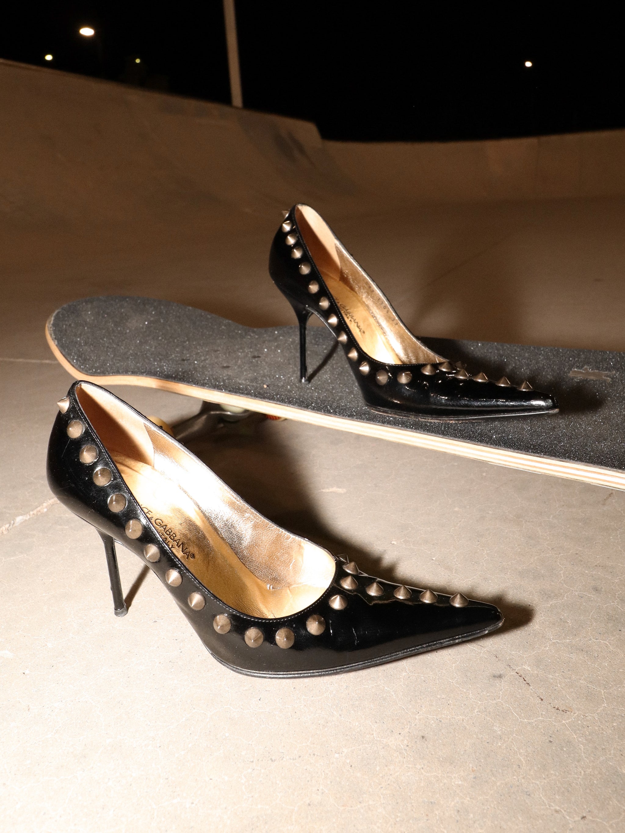 Dolce&Gabbana ハイヒール 03 Dolce & Gabbana Spring Runway Spiked Heels-sz 6.5/7 – The