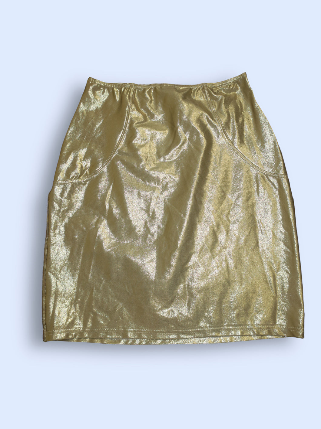 Isabel Martin Paris Gold Bodycon Skirt-sz S