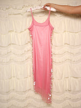 Load image into Gallery viewer, Pink Sequin Beaded Asymmetrical Dress-sz M
