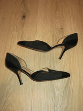 Load image into Gallery viewer, Manolo Blahnik Cut Out Kitten Heels-sz 6.5
