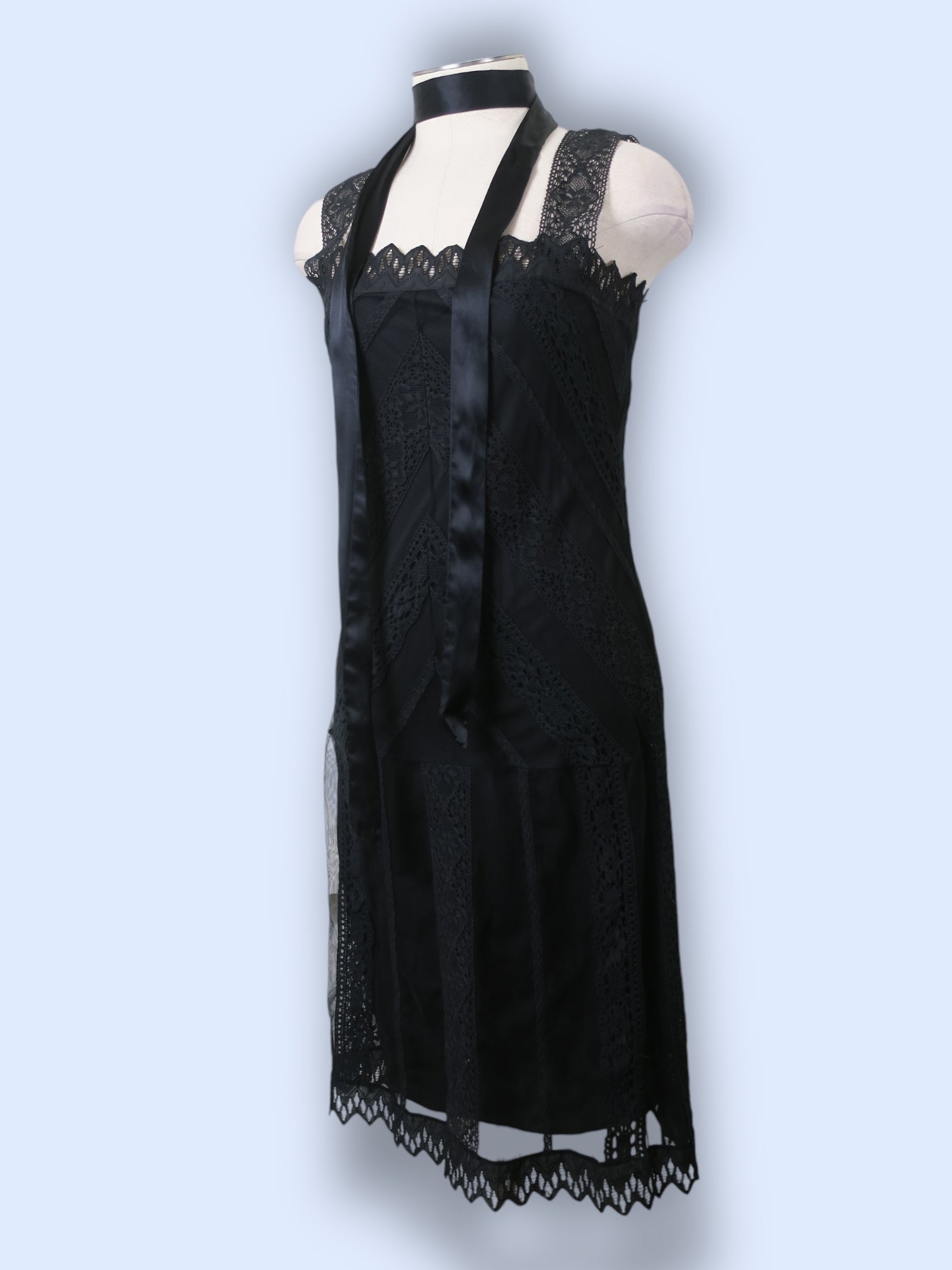 90s Vivienne Tam Lace Dreamy Dress-sz S