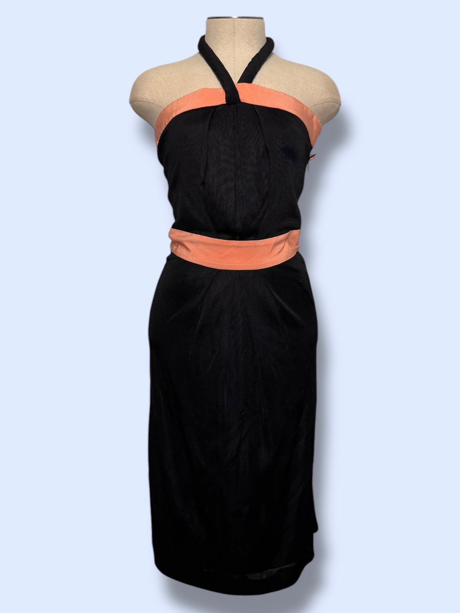 Fendi Colorblock Halter Mini Dress-sz XS  The Phonebooth