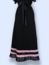 Load image into Gallery viewer, Vintage Crochet Pink Detailed Dress-S/M
