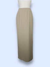 Load image into Gallery viewer, Khaki Office Maxi Skirt-sz XS/S
