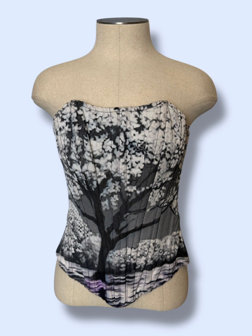 Mary Katrantzou Designer Cherry Blossom Corset-sz 6
