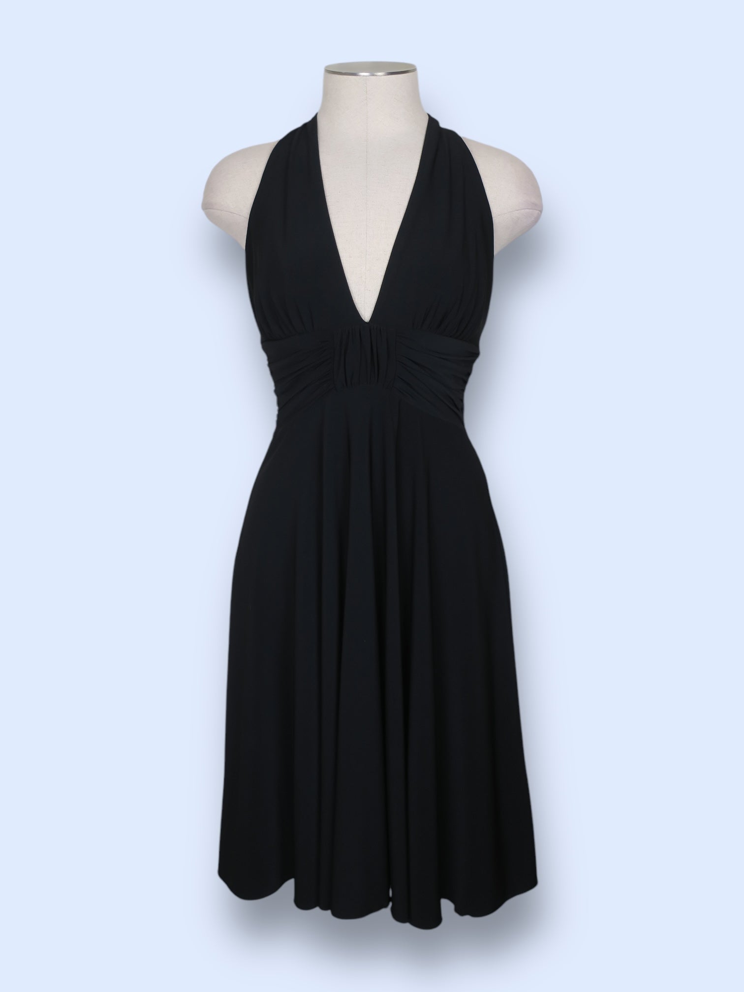 y2k jersey dress Y2K Jersey Low Cut Dress-sz S – The Phonebooth