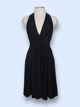 Load image into Gallery viewer, Y2K Jersey Low Cut Dress-sz S
