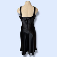 Load image into Gallery viewer, 90s Jones New York Silk Drop Waist Faux Corset Style Dress-sz 6
