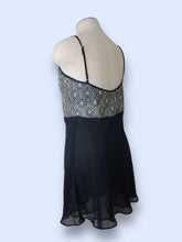 Load image into Gallery viewer, Jones NY Navy Bow Detail Slip Dress-sz L
