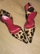 Load image into Gallery viewer, Y2k Emanuel Ungaro Leopard Heels-sz 8.5
