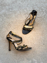 Load image into Gallery viewer, Jimmy Choo Studded O Ring Heels-sz 37/6.5-7
