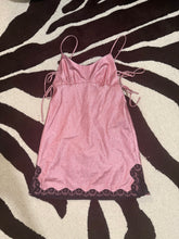 Load image into Gallery viewer, Anna Sui Pink Metallic Lace Mini Dress-sz 2
