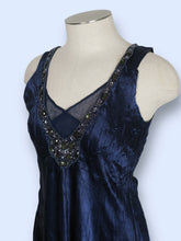 Load image into Gallery viewer, Navy Slinky Fairy Dress-sz S/M
