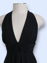 Load image into Gallery viewer, Y2K Jersey Low Cut Dress-sz S
