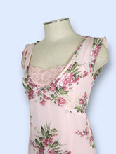 Load image into Gallery viewer, Pink Ditsy Floral Dress-sz S
