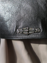 Load image into Gallery viewer, Vtg Amal Guessous Cross Leather Vest-sz M
