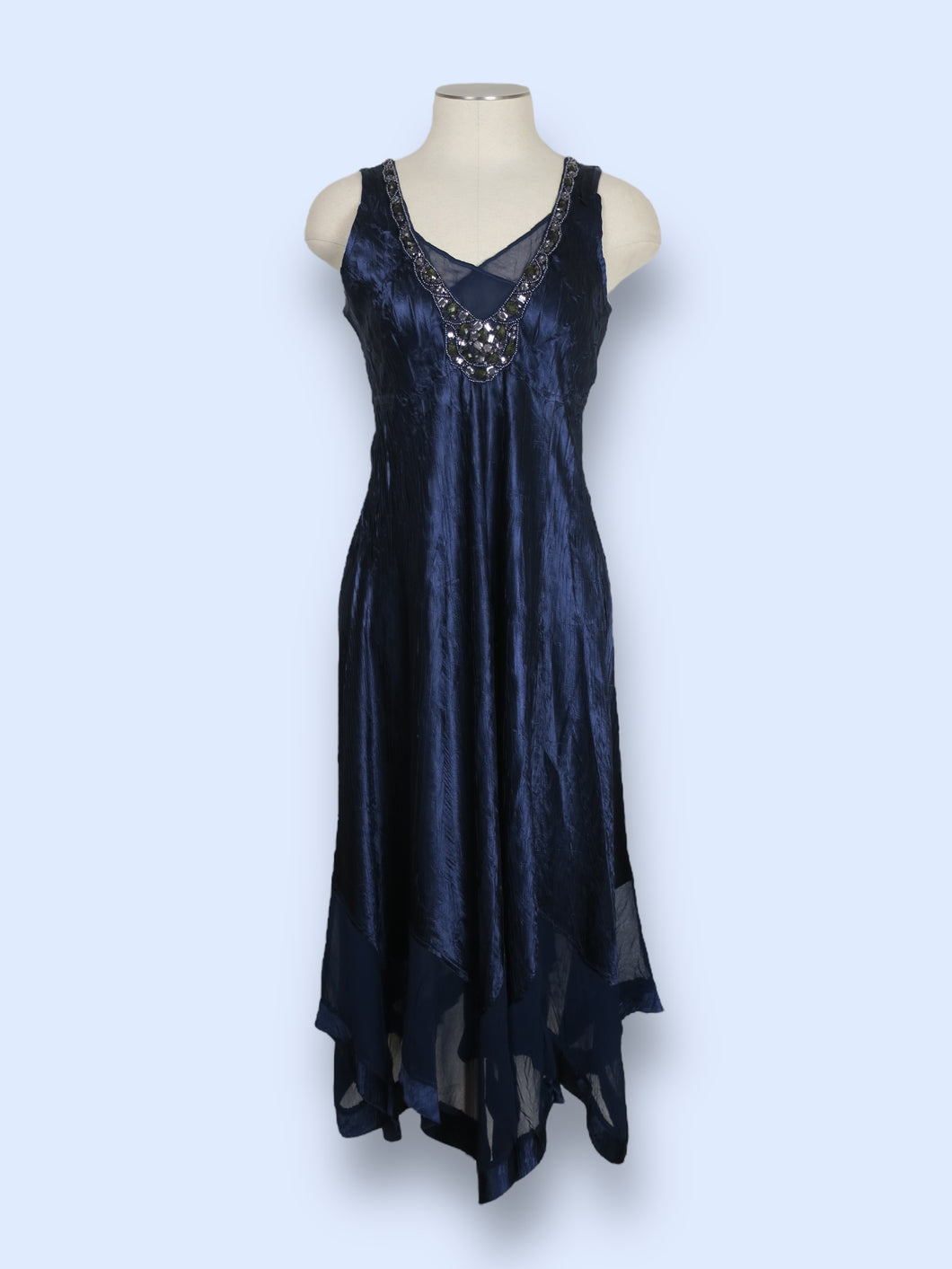 Navy Slinky Fairy Dress-sz S/M