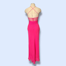 Load image into Gallery viewer, Cache Pink Silk Maxi Dress-sz 2
