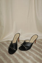 Load image into Gallery viewer, Versace Studded Leather Mule Heels-sz 6
